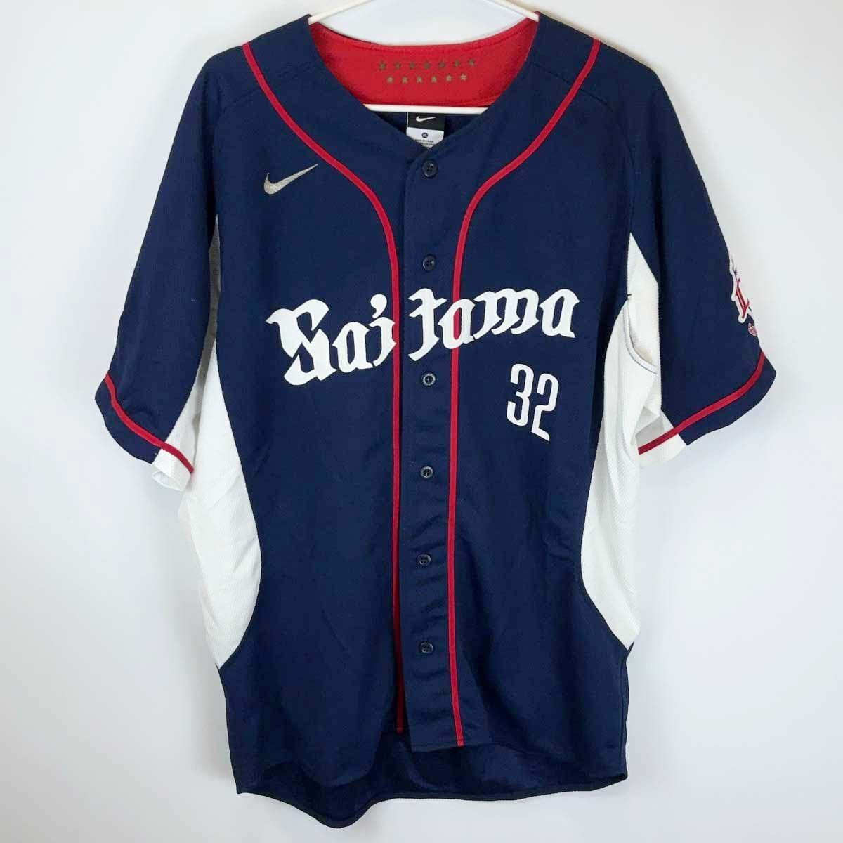 ナイキ 埼玉西武ライオンズ 2015 ビジター ユニフォーム #32 浅村栄斗