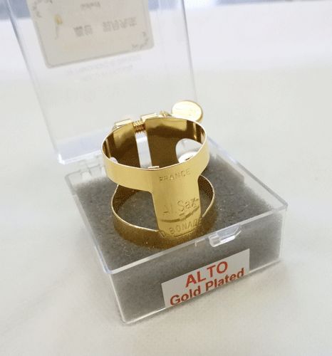 D,ボナード)アルトサックス用リガチャー 2254UG 金メッキ仕上げ 高谷