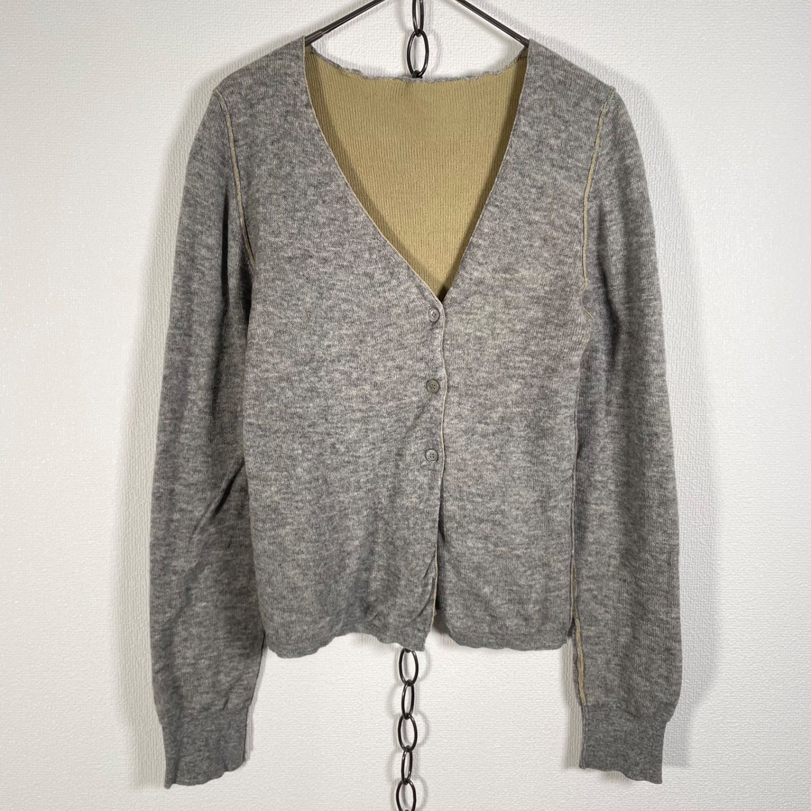 MARNI マルニ カーディガン　カシミヤ100% ビジュー　イタリア製　L イタリー製 MARNI マルニ カシミヤ100% カーディガン cashmere