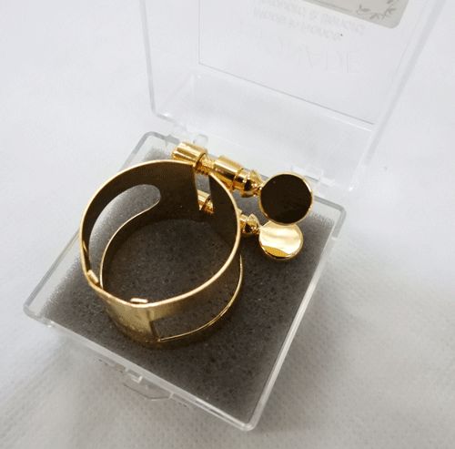 D,ボナード)アルトサックス用リガチャー 2254UG 金メッキ仕上げ 高谷