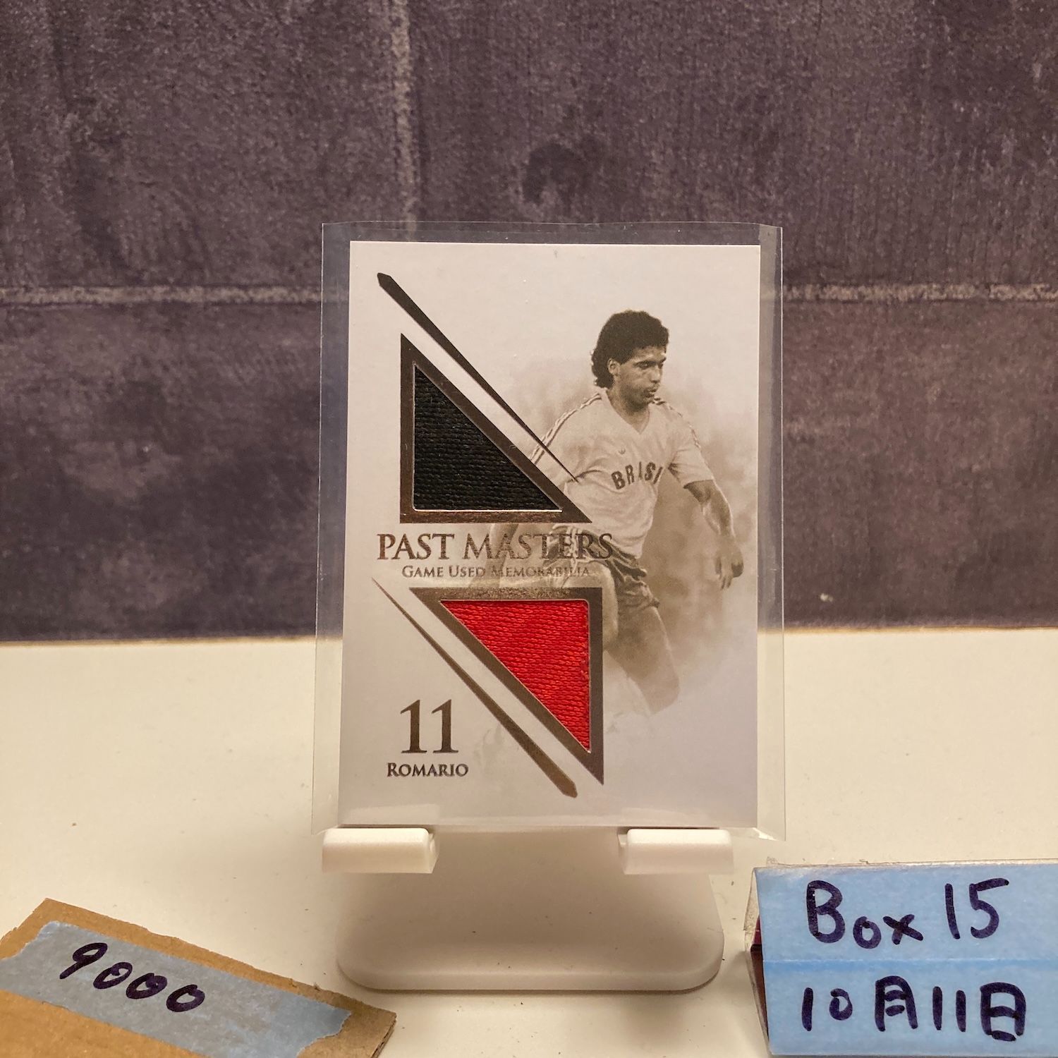 2018 Futera Unique Romario 28 38 Flamengo Pastmasters Dual ジャージ カード