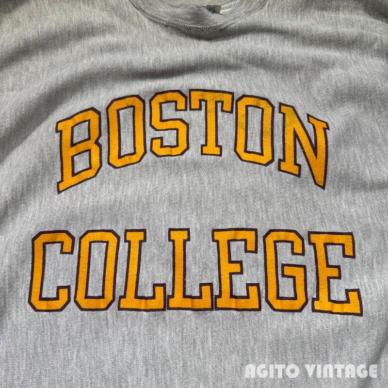 80's Champion リバースウィーブスウェット BOSTON COLLEGE トリコタグ