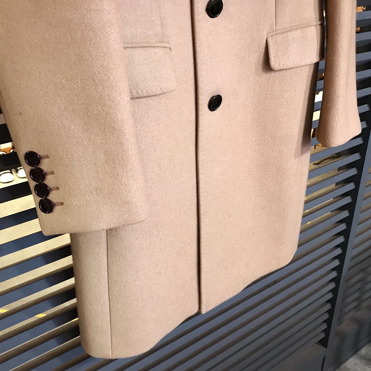 未使用 セリーヌ 46 エディスリマン期 キャメル チェスターコート CELINE（チェスターコート）のフリマアイテム一覧