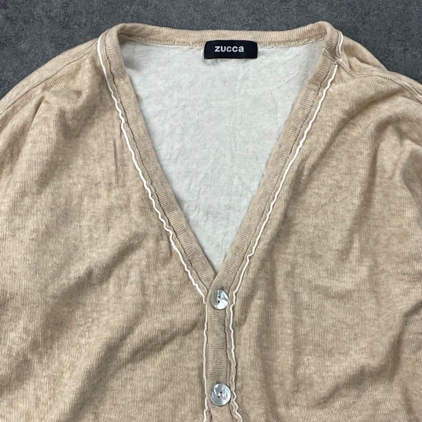 日本製 ZUCCa Cardigan ズッカ エイネット 長袖 カーディガン ニット 