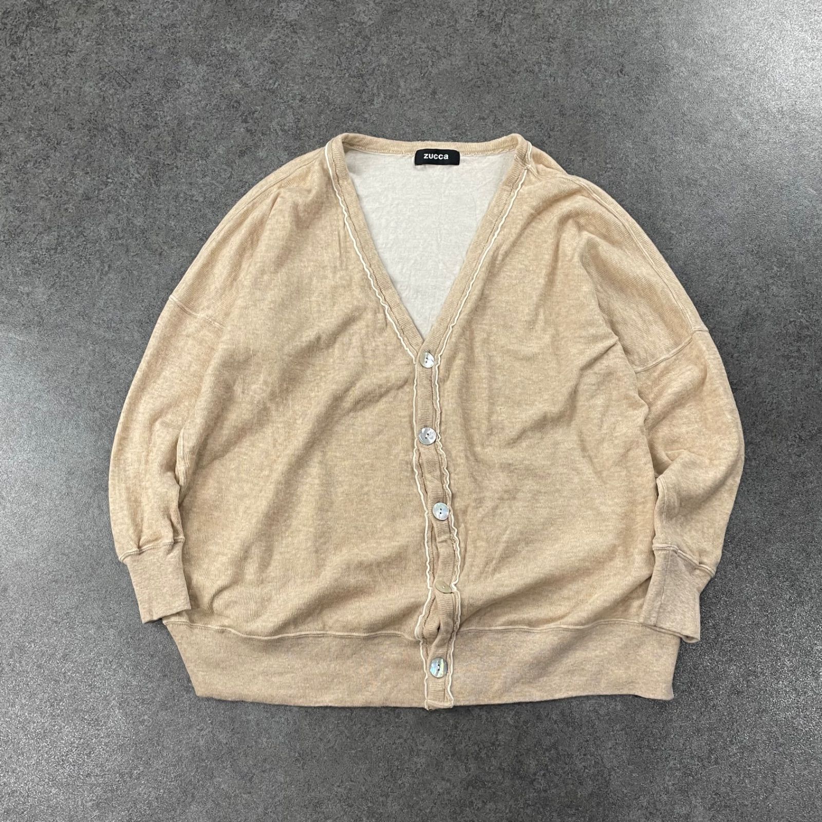 日本製 ZUCCa Cardigan ズッカ エイネット 長袖 カーディガン ニット 