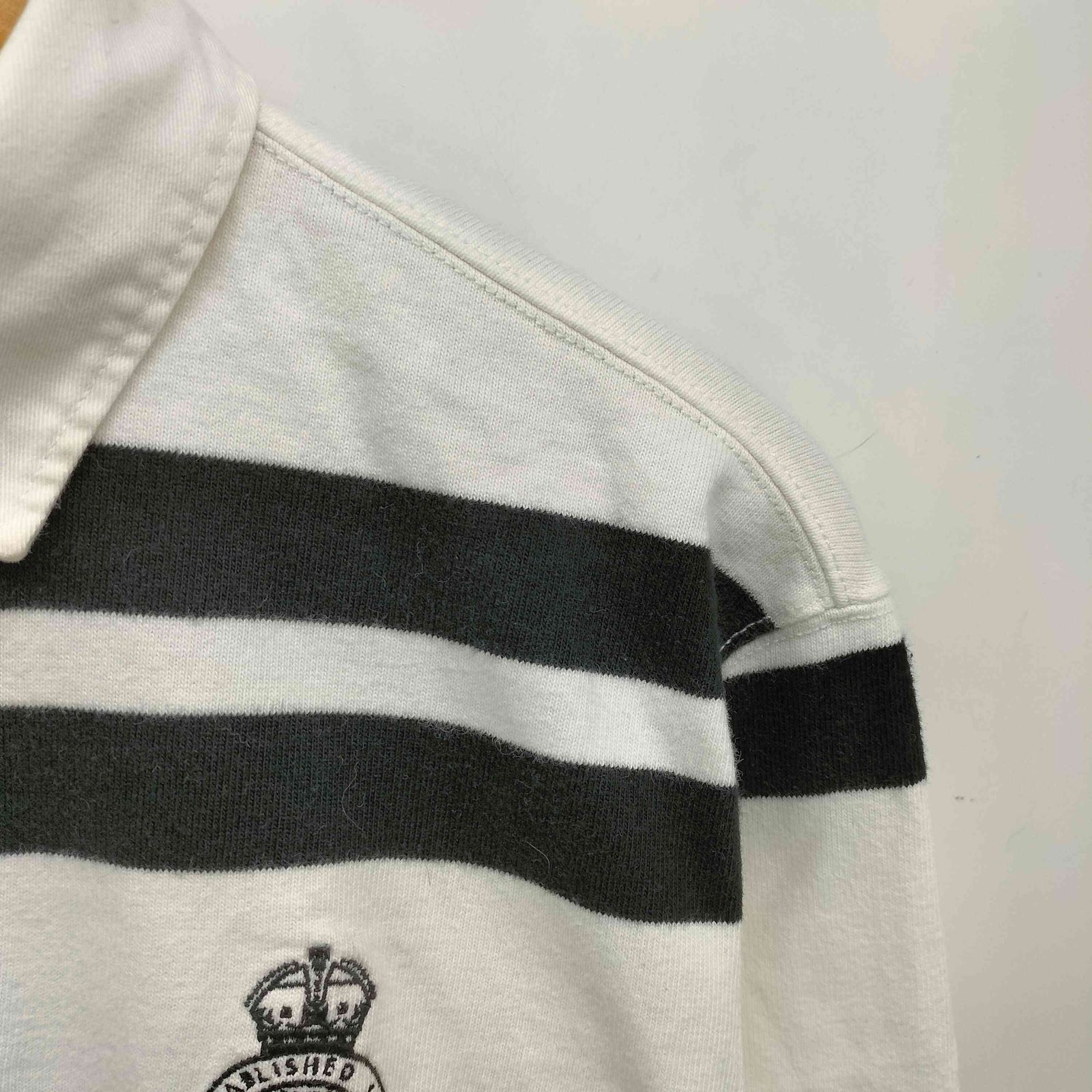 ポロバイラルフローレン Polo by RALPH LAUREN 90S ロゴ 刺繍 ボーダー