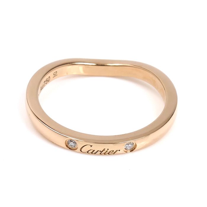CARTIER カルティエ K18PG ピンクゴールド バレリーナ ウェディング 3P