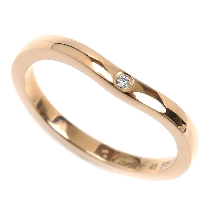 CARTIER カルティエ K18PG ピンクゴールド バレリーナ ウェディング 3P