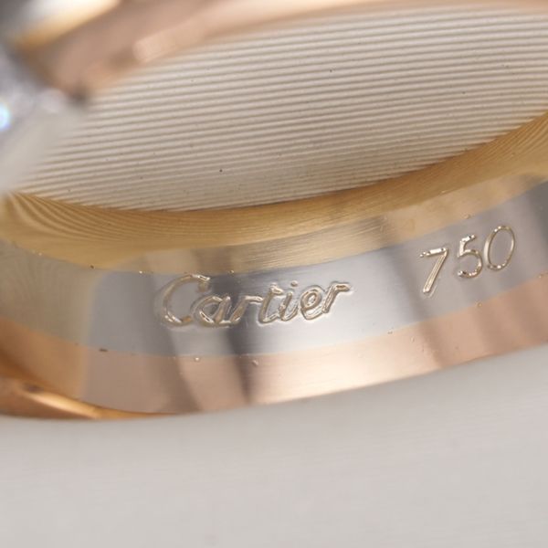 カルティエ リング ダイヤ ダイヤモンド 2C ドゥーブルC C2 スリー