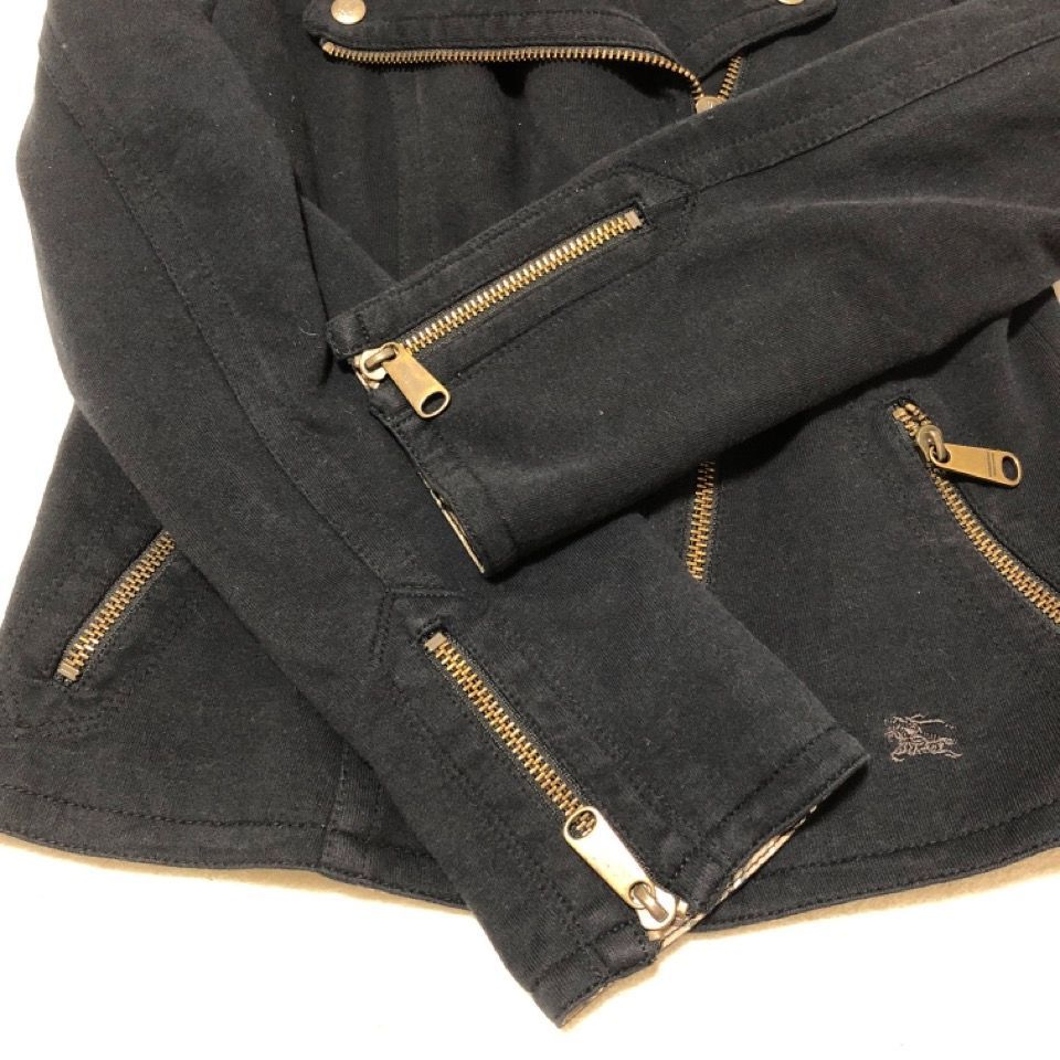 美品 BURBERRY BLUE LABEL バーバリーブルーレーベル ライダース