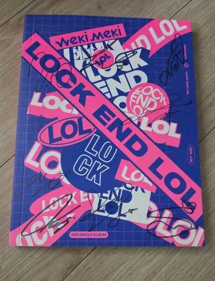 wekimeki ウィキミキ Lock End LOL サイン入り 非売品アルバム