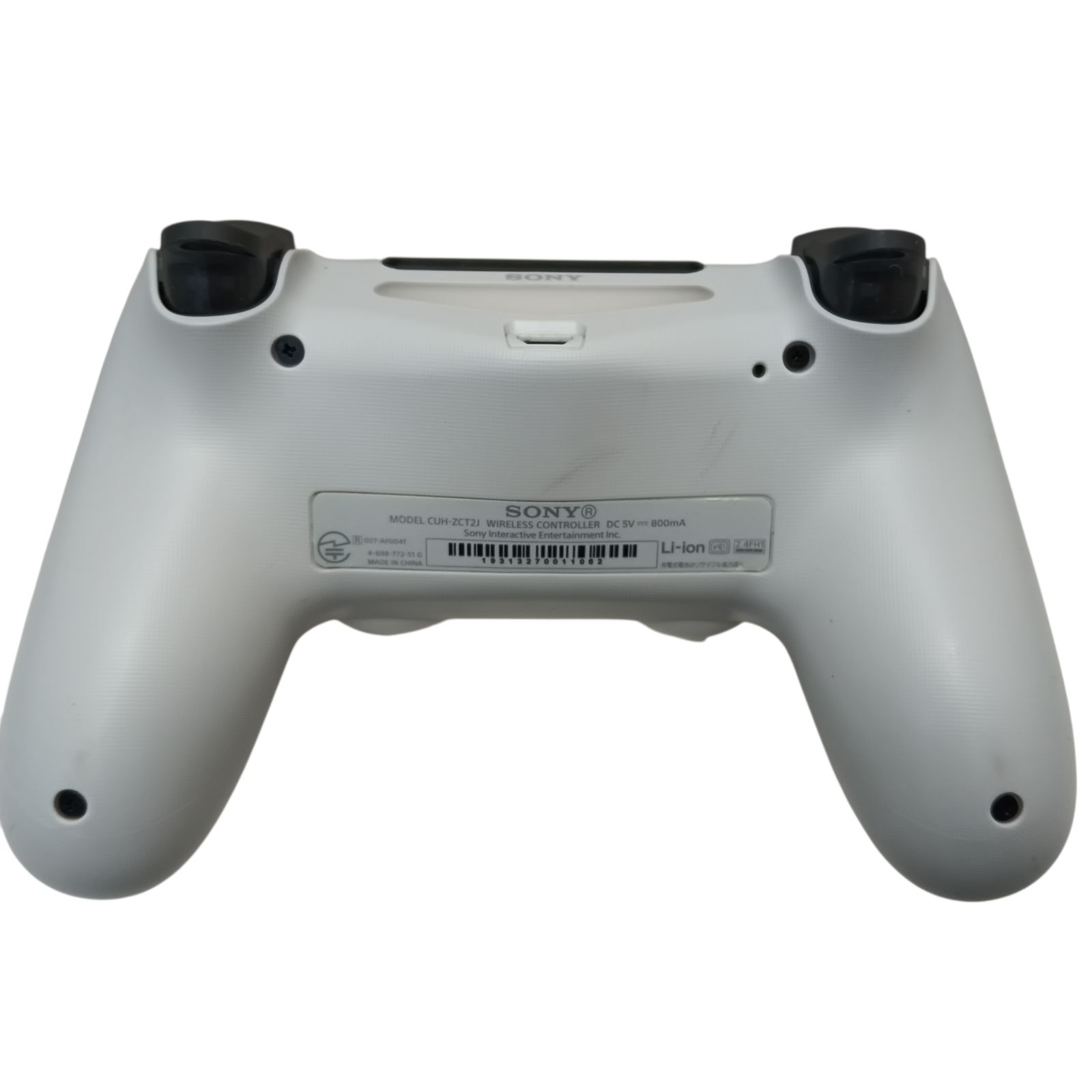 PS4 純正コントローラー 整備済・完動品 ホワイト 後期型CUH-ZCT2J