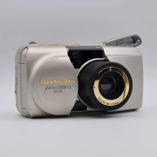 動作OK】OLYMPUS μ[mju:] ZOOM 115 DELUXE コンパクトフィルムカメラ
