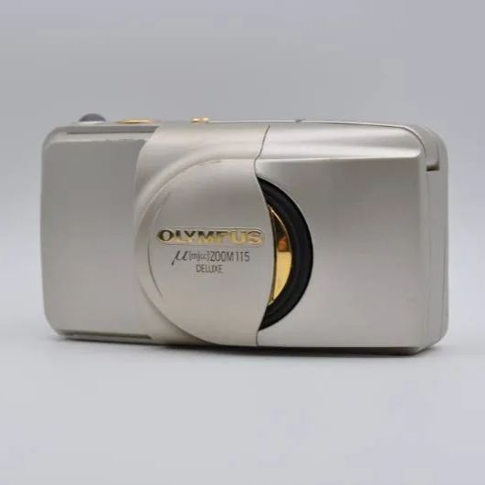 動作OK】OLYMPUS μ[mju:] ZOOM 115 DELUXE コンパクトフィルムカメラ