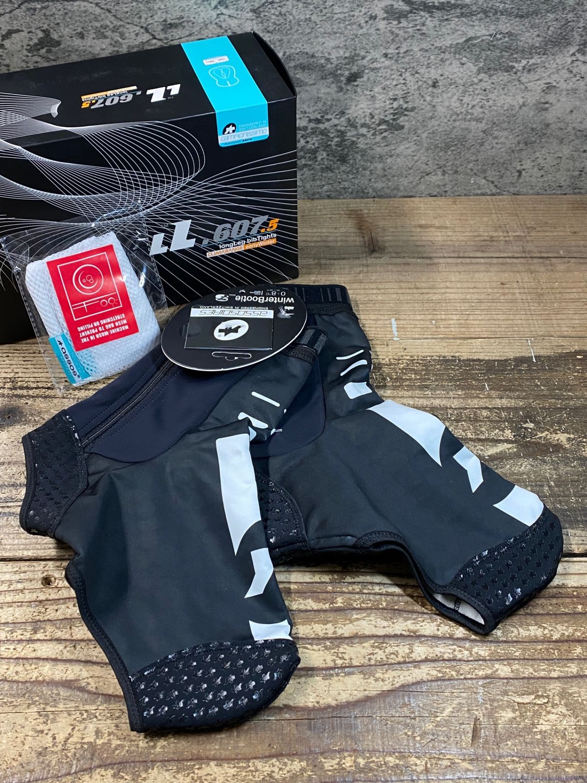 JQ137 アソス assos winterBootie S7 シューズカバー 黒 2 裏起毛