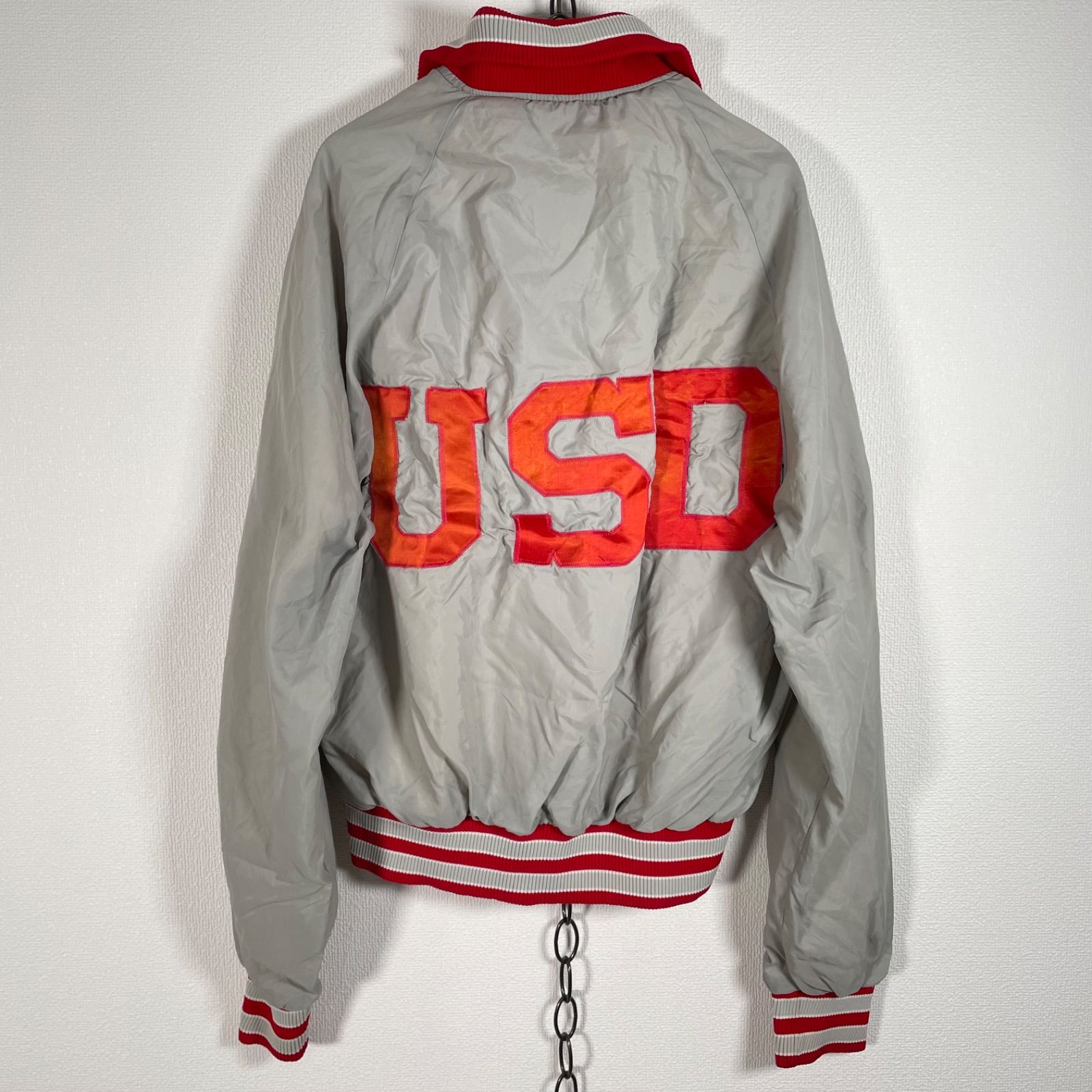 USA製 90s Champion チャンピオン ナイロンジャケット コーチ