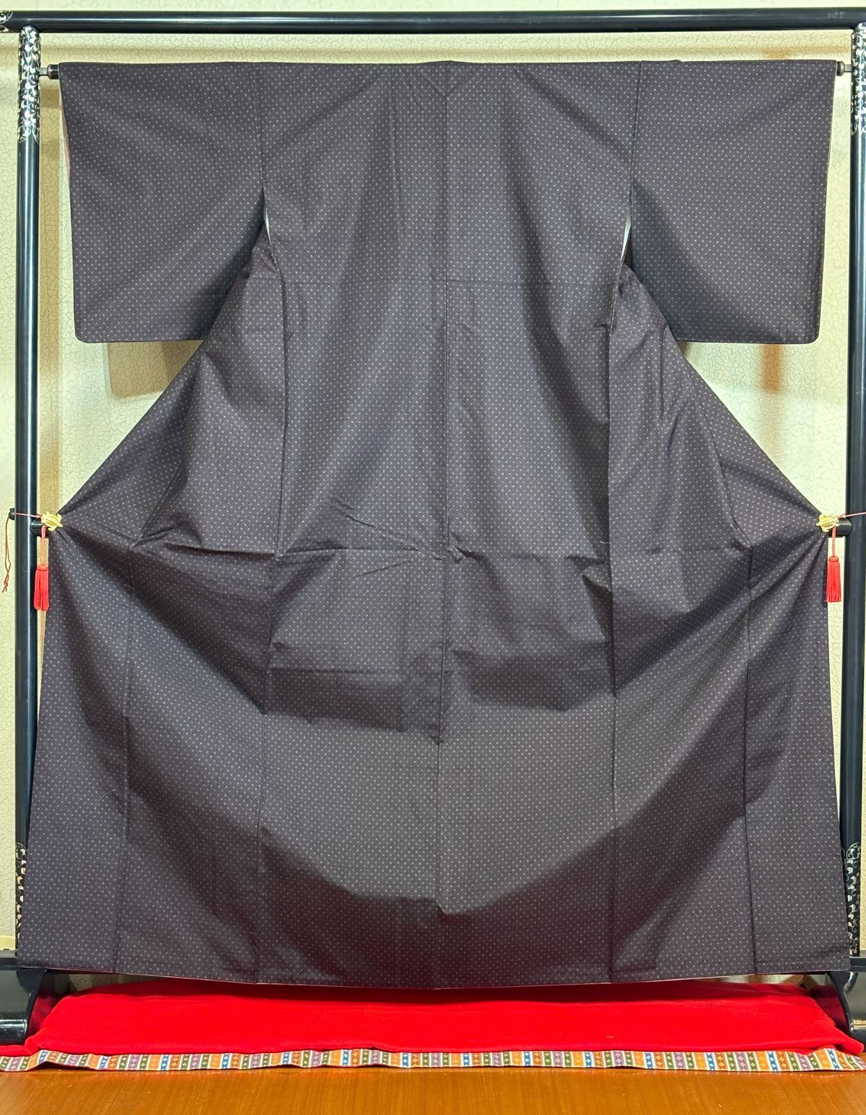 きもの蔵 本場大島紬 仙太織物 草木紬 袷きもの 未着用