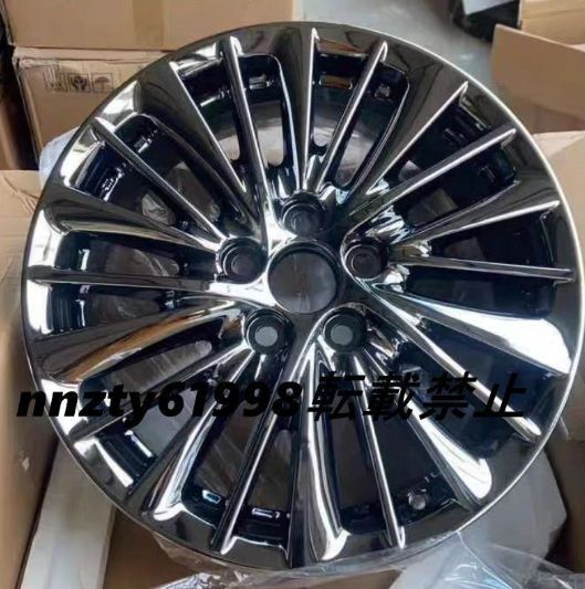 トヨタ アルファード 2019～ 式 対応 17インチ メッキ仕上げ デザイン アルミホイール 4本セット