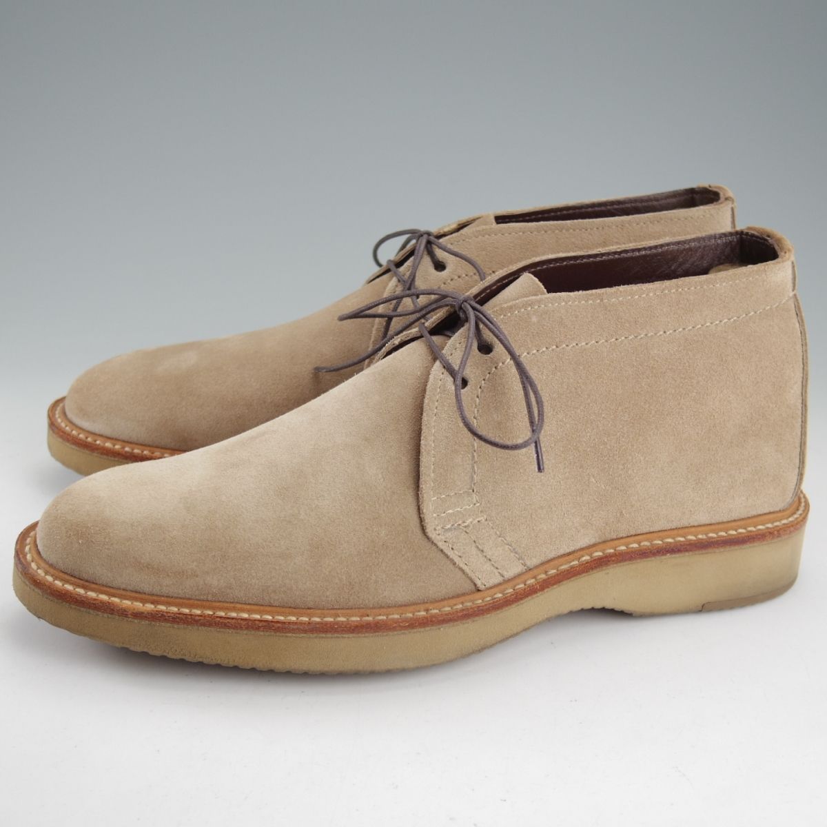 tseh オールデン バリーラスト スエードUチップ ブラウン 26.5 美品☆オールデン 8.5D【現行定価17万円以上☆チャッカブーツ/1467