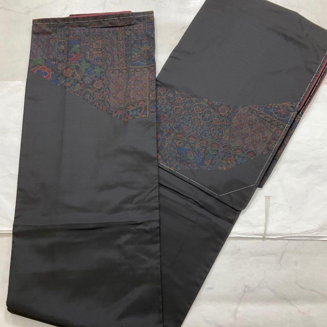 kimono+one◇kimonoarisa◇未使用同然◇センスの良い大島紬付下