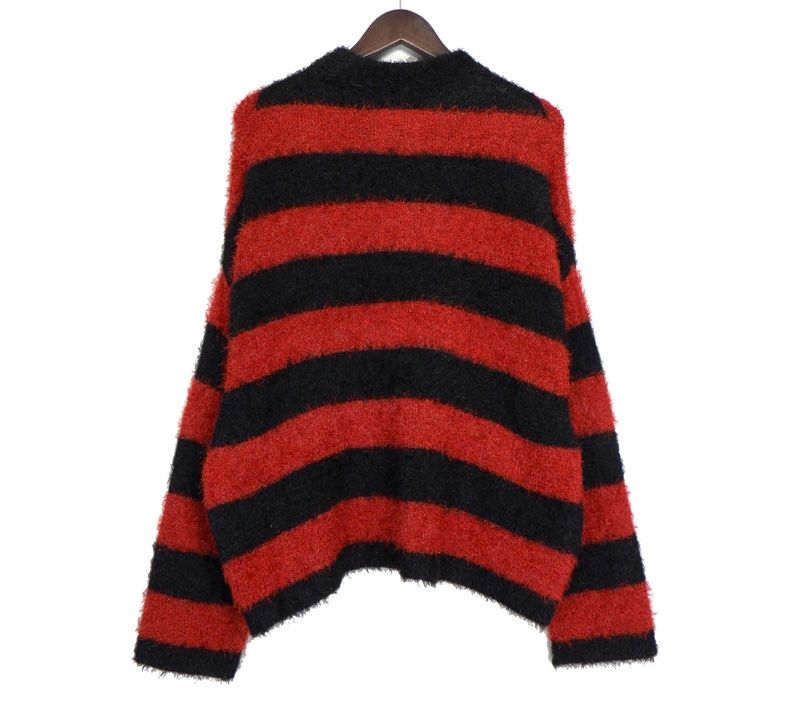 セントマイケル SAINT MICHAEL 25 AW CREW NECK KNIT GLITTER BORDER SM HR 1 0000 069 グリッター ボーダー ニット セーター 46039