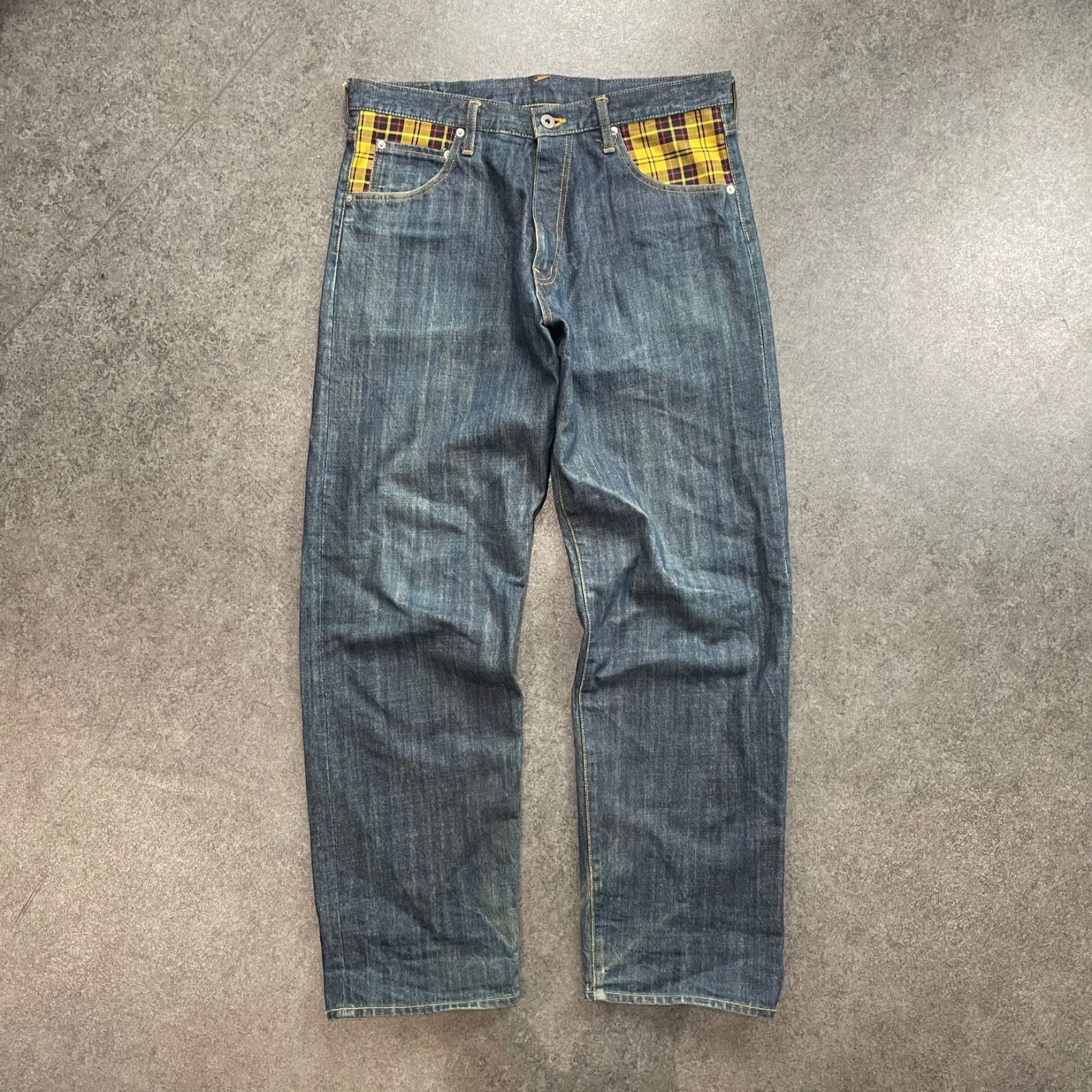 日本製 ROCKETS SADDLES 2002XX Denim Jeans ロケッツ デニムパンツ 