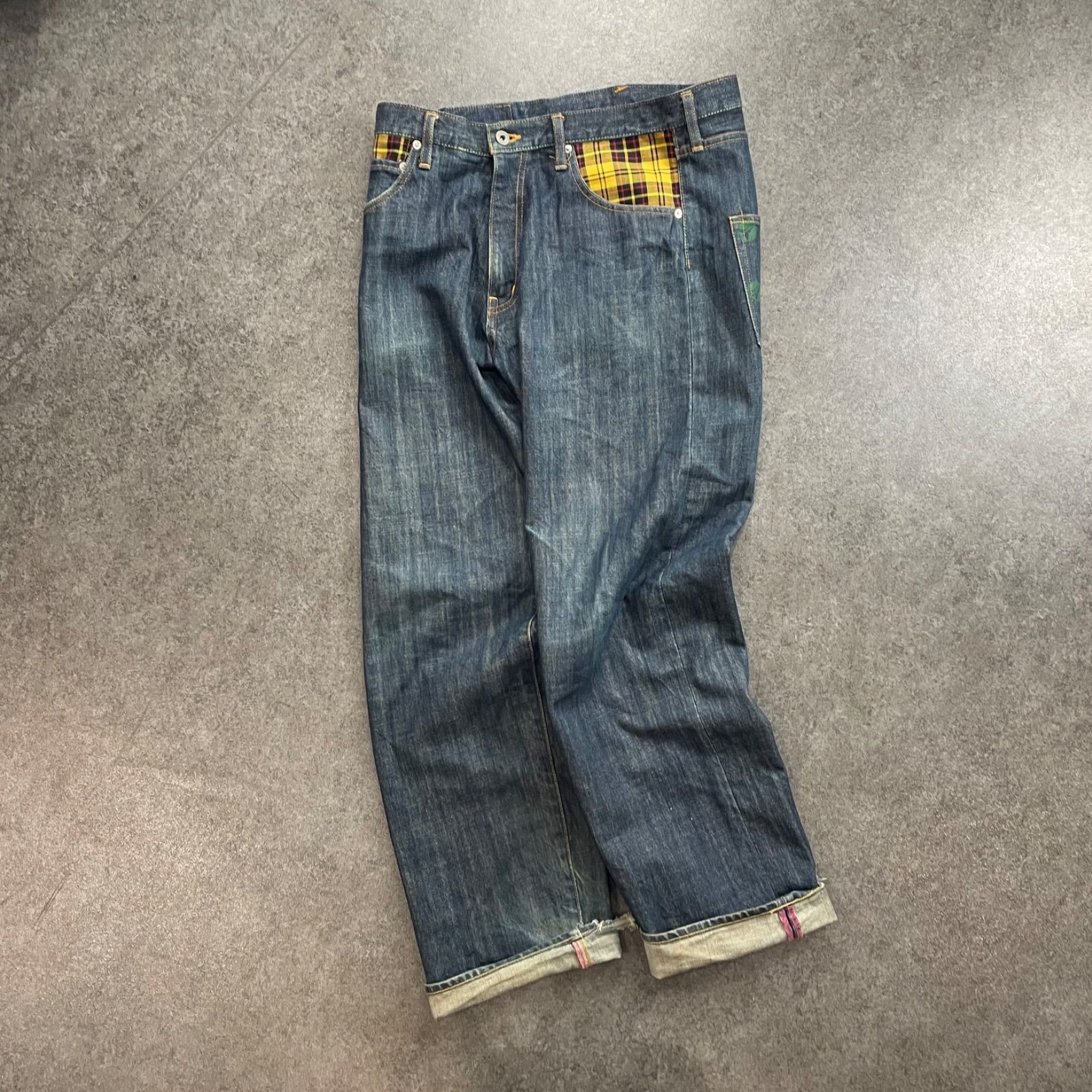 日本製 ROCKETS SADDLES 2002XX Denim Jeans ロケッツ デニムパンツ