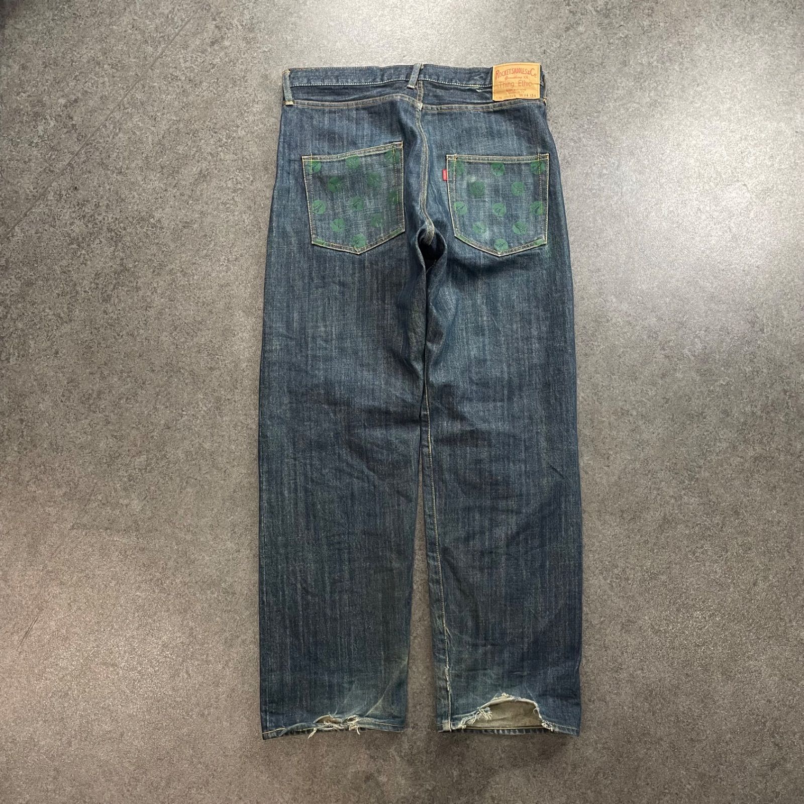日本製 ROCKETS SADDLES 2002XX Denim Jeans ロケッツ デニムパンツ 