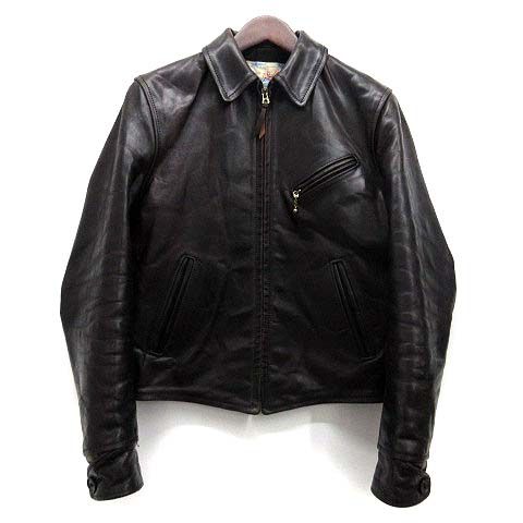 エアロレザー シングル ライダース ホースハイド 34 楽天市場】エアロレザー AERO LEATHER エリートコレクション Halfbelt