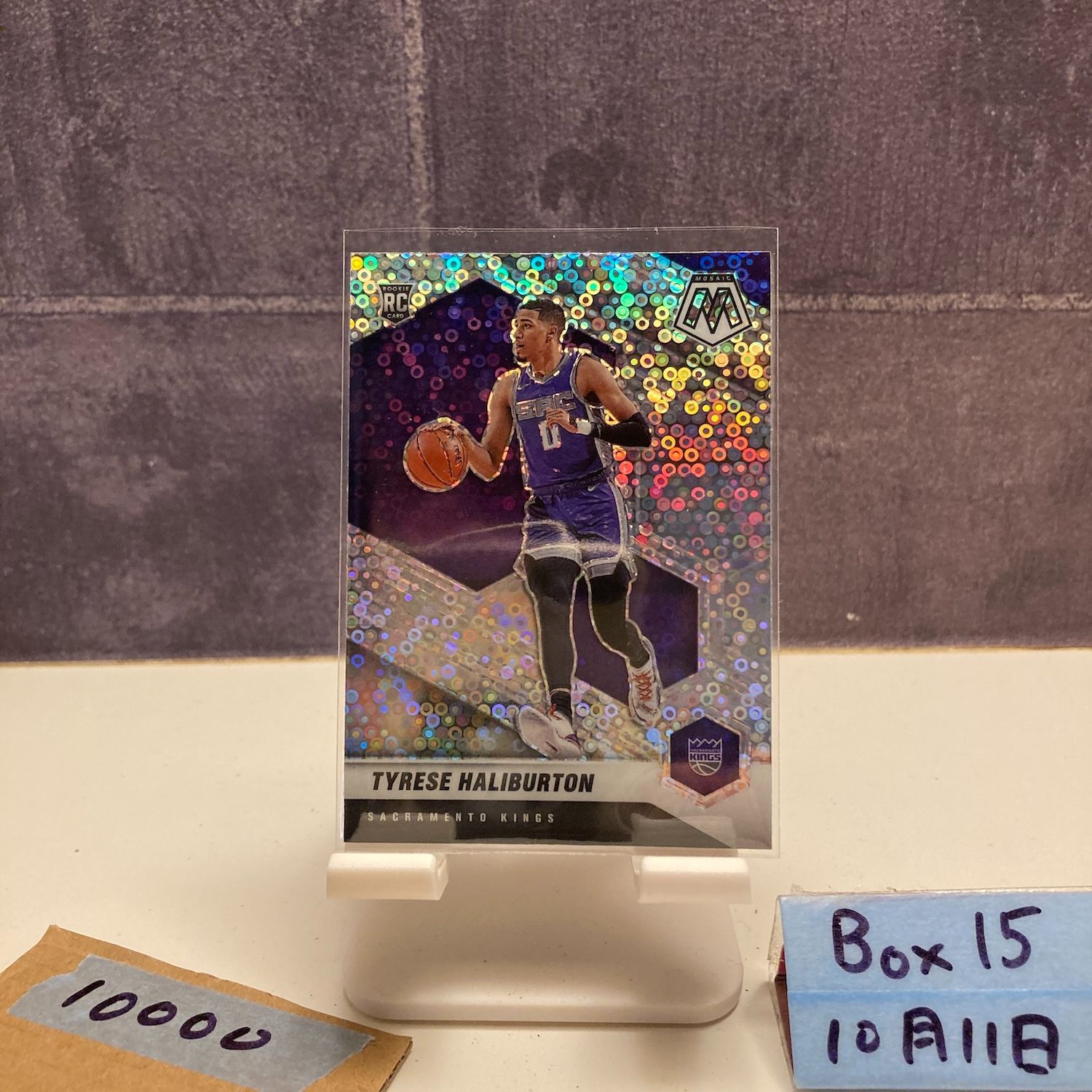 2020-21 Panini Mosaic Tyrese Haliburton Sacramento Kings RC ルーキー Rookie カード