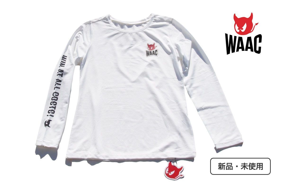 未使用新品♡ワックWAAC♡レディースゴルフウェア♡長袖♡サイズ1003 新品｜未使用｜ワック｜WAAC｜クルーネック長袖シャツ｜レディース