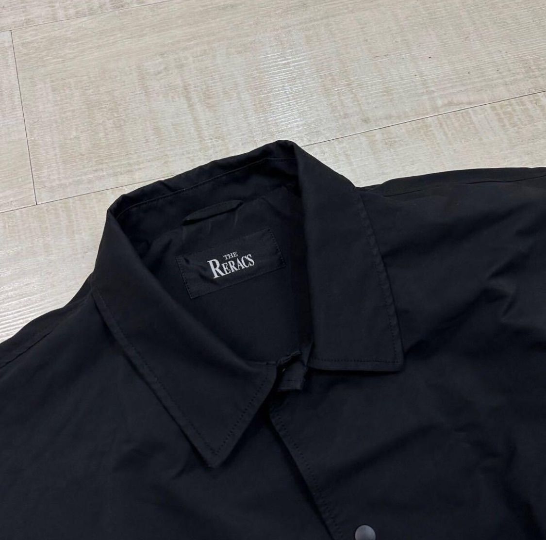 THE RERACS ザ リラクス HIGH DENSITY PEACH LOOSE COACH JACKET