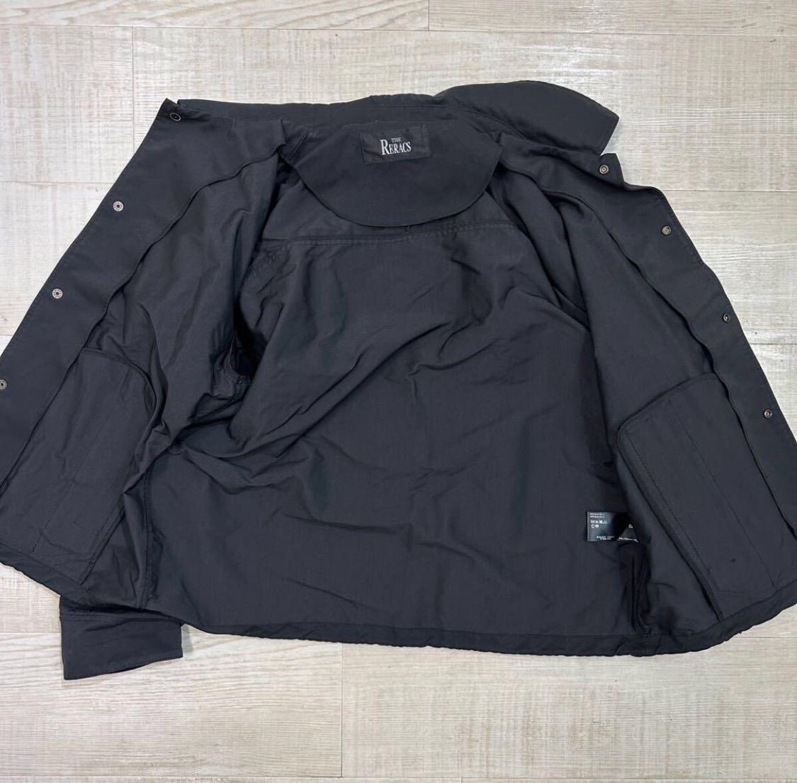 THE RERACS ザ リラクス HIGH DENSITY PEACH LOOSE COACH JACKET