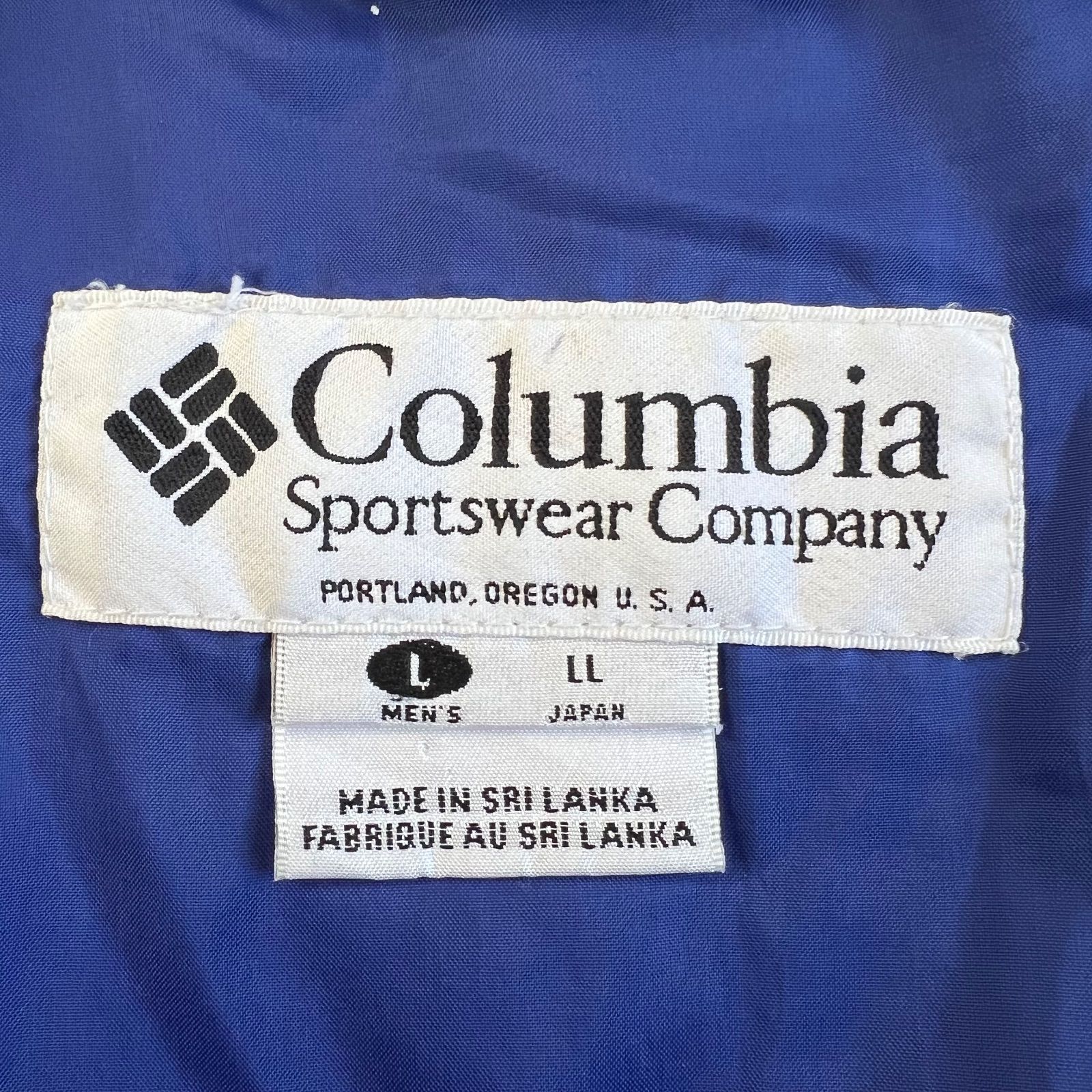 90's Columbia / コロンビア 中綿入り ハーフジップ アノラック