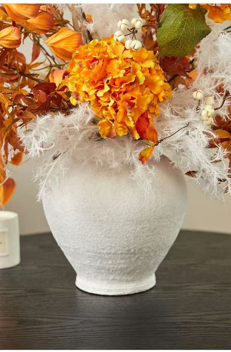  2025 芸術 造花 ブーケ 装飾 花 花瓶 ハンドメイド ドライフラワー 花束 特大 大きめ 80 cm 超リアル ブーケ フラワー リース