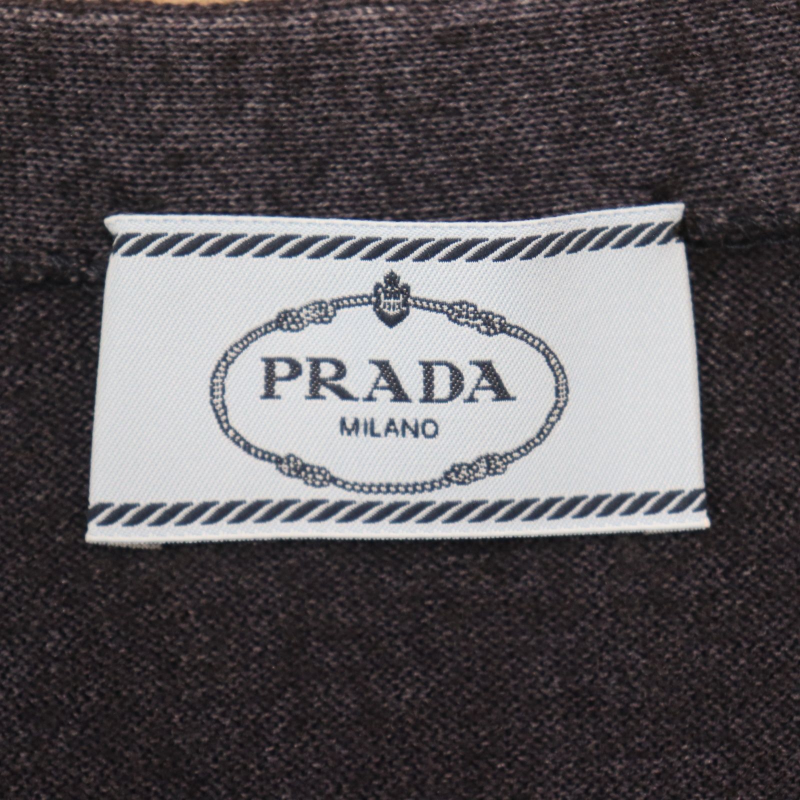 IT7QTVXKUY52 美品 PRADA プラダ ニット レディース ネイビー サイズ