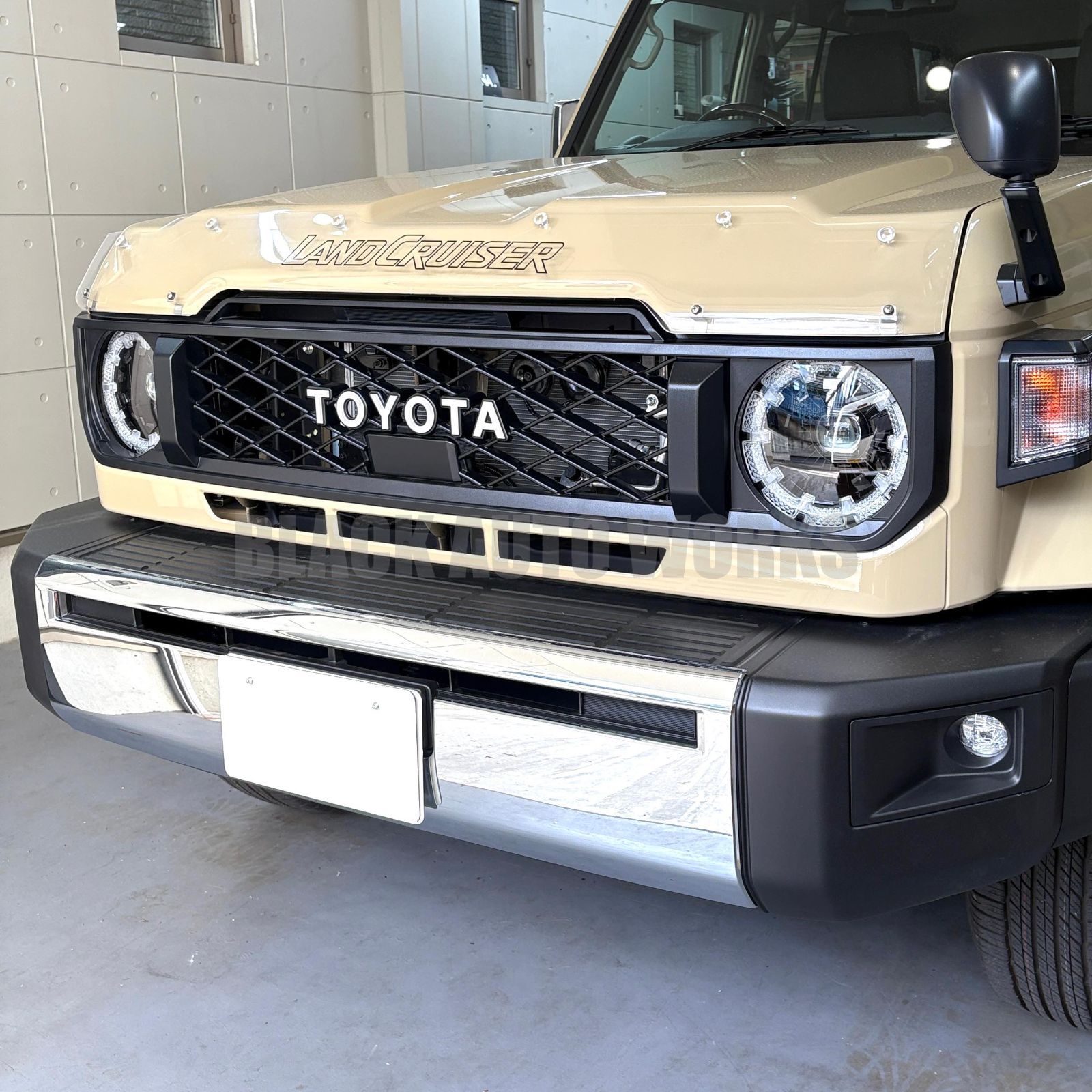 トヨタ純正品】ランクル 70 クローム バンパー ガーニッシュ GDJ76 再