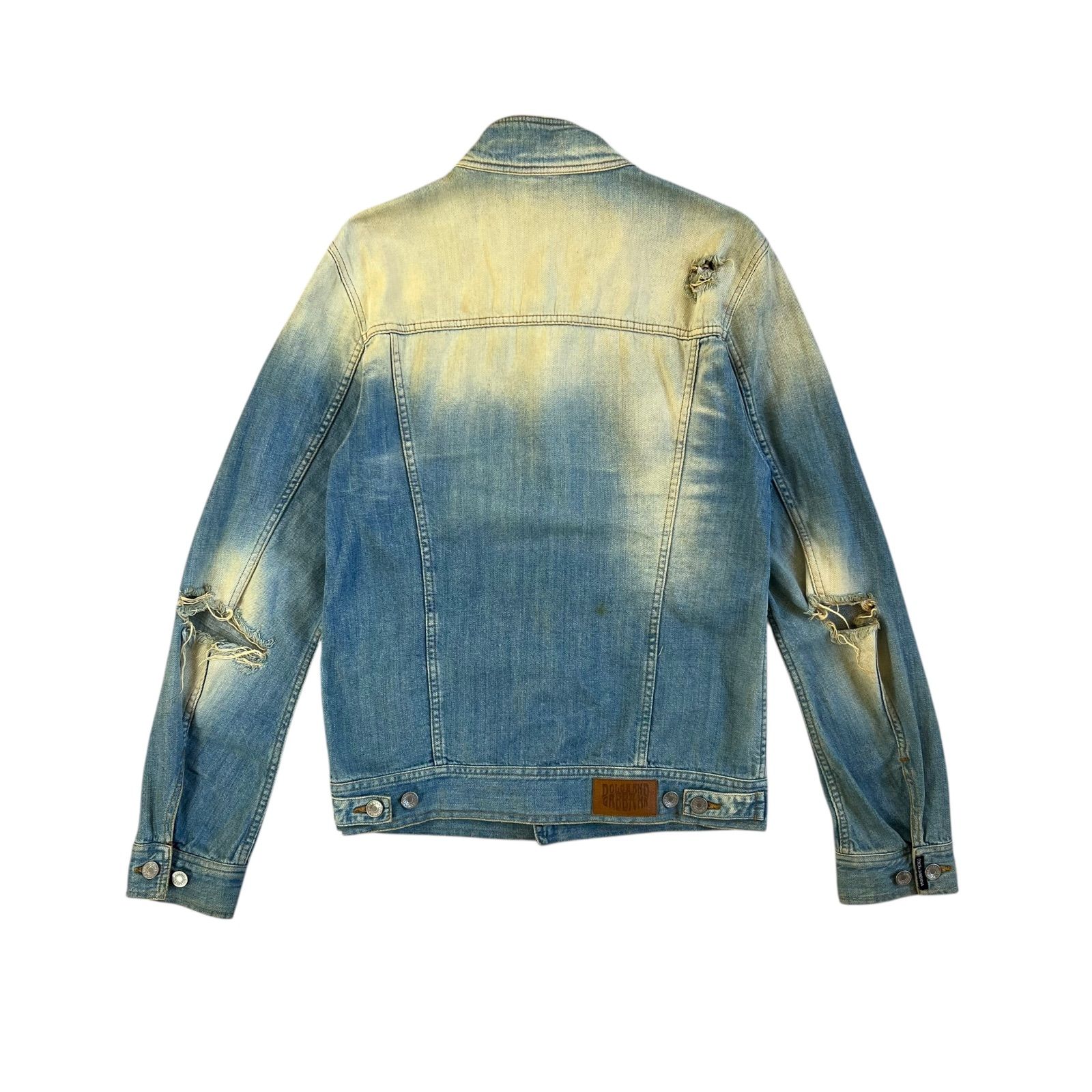 ドルチェ＆ガッパーナ D＆Gダメージデニムジャケット DOLCE＆GABBANA / ドルチェ＆ガッバーナ ダメージデニムジャケット