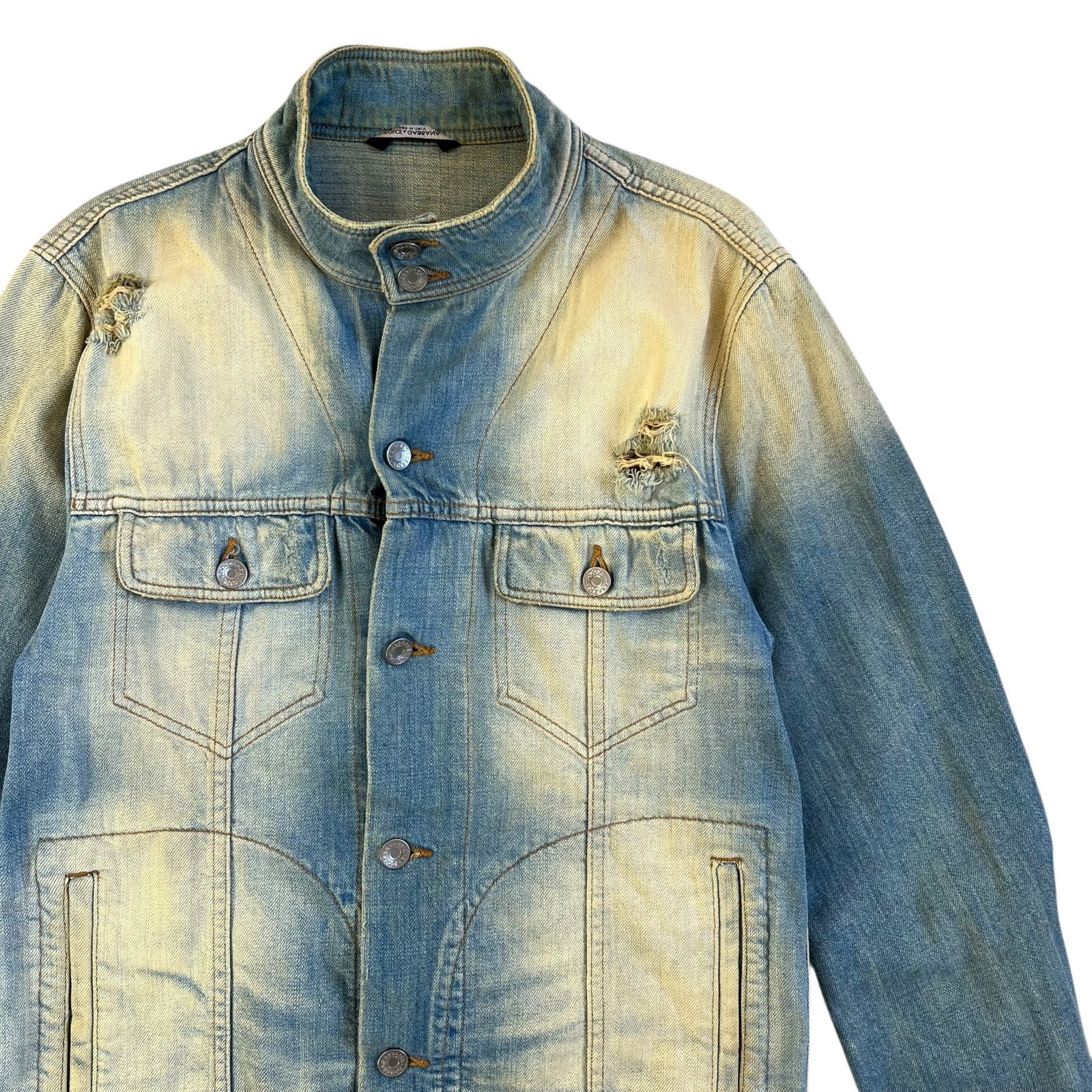 DOLCE＆GABBANA / ドルチェ＆ガッバーナ ダメージデニムジャケット