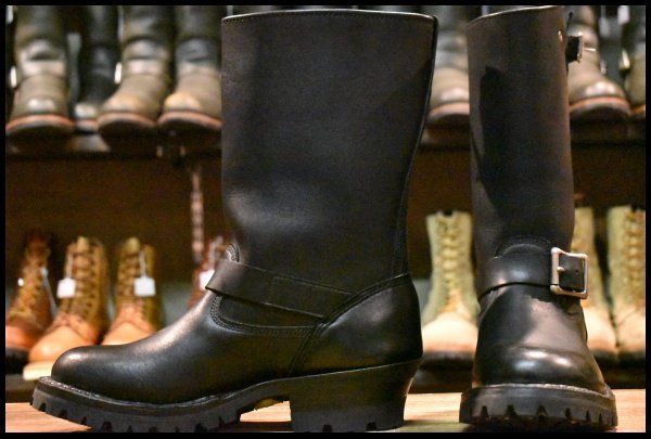 9 D WHITE S ホワイツ ノマド ブラック 黒 ビブラム100シングル エンジニア 12インチハイト NOMAD ブーツ FK 190