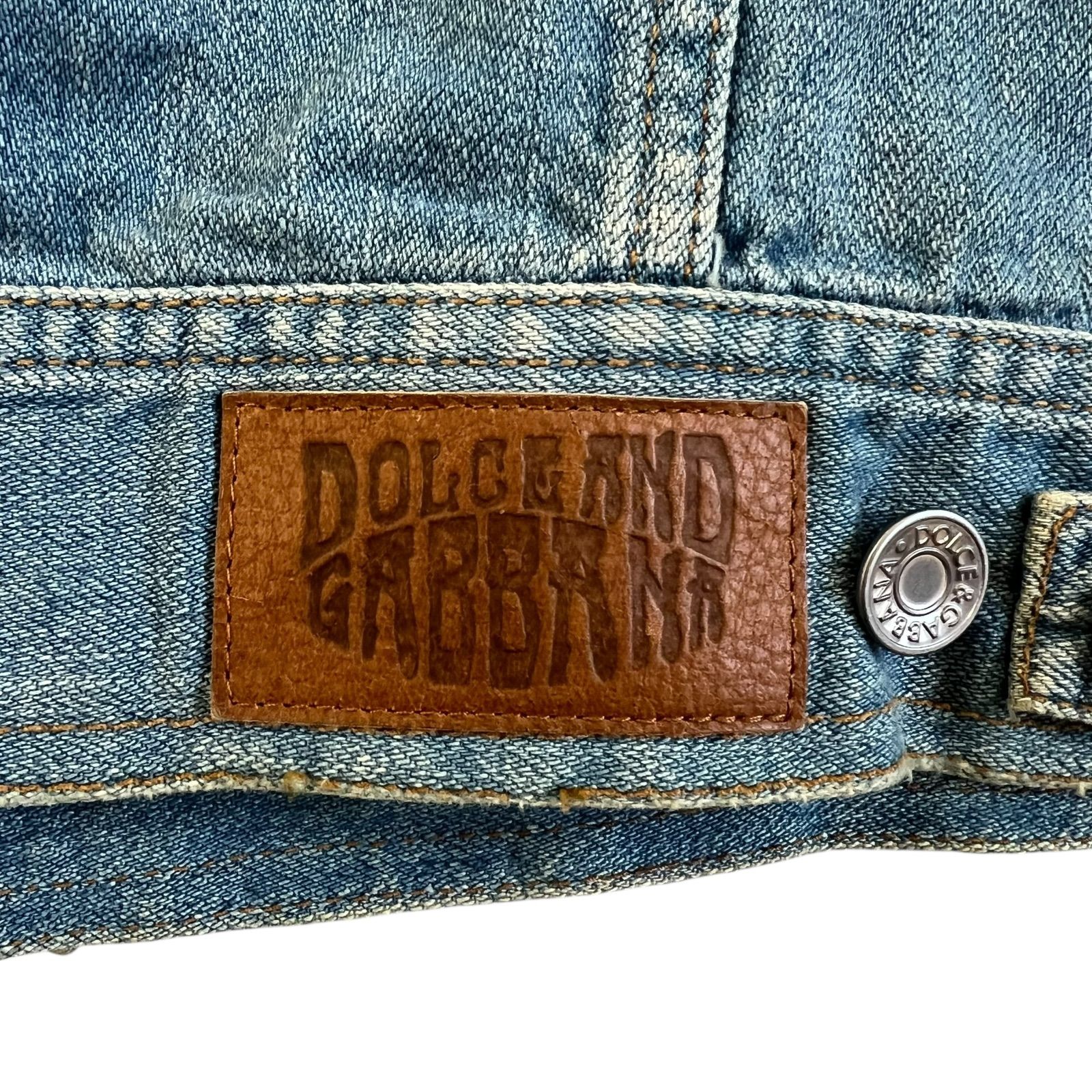 DOLCE＆GABBANA / ドルチェ＆ガッバーナ ダメージデニムジャケット 