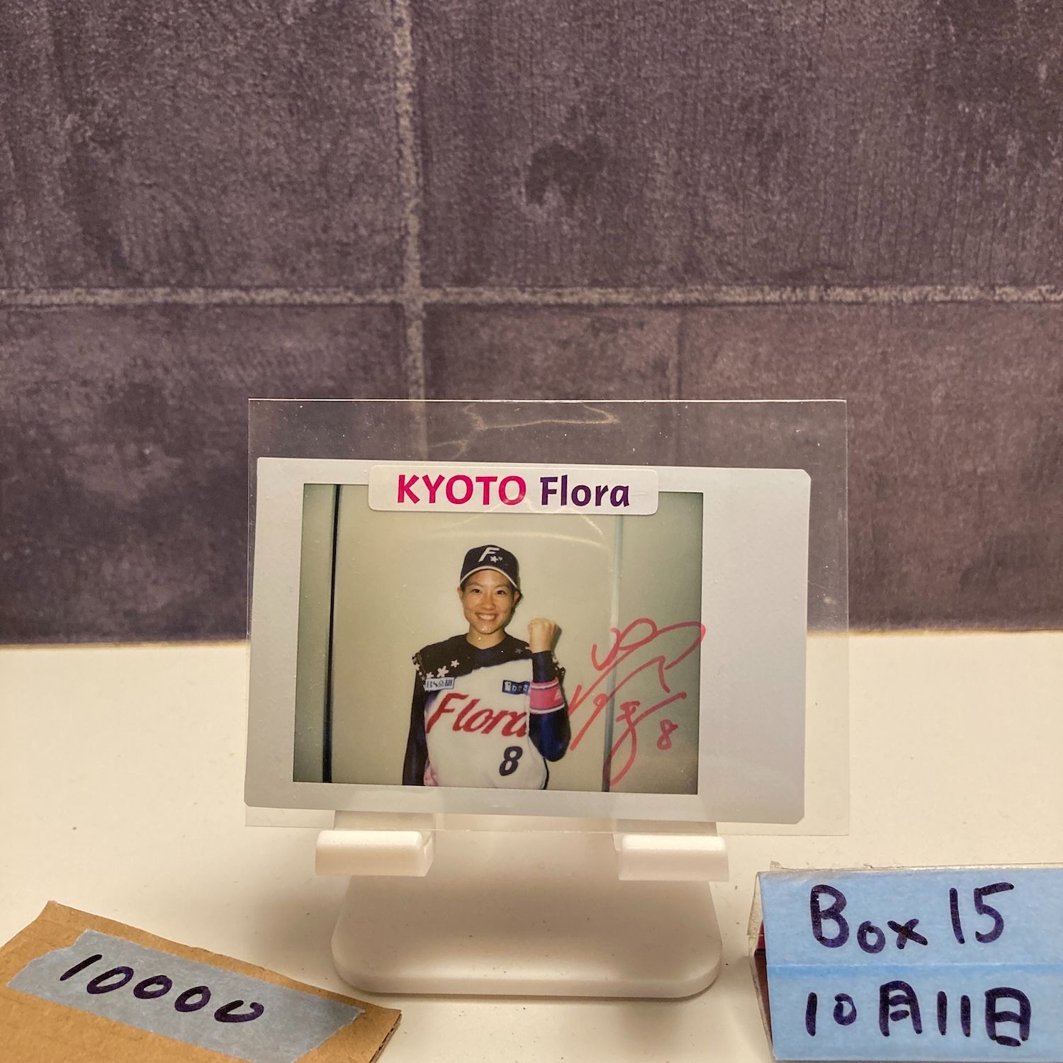 2018 Epoch 京都フローラ サインカード Instax Fujifilm チェキ カード
