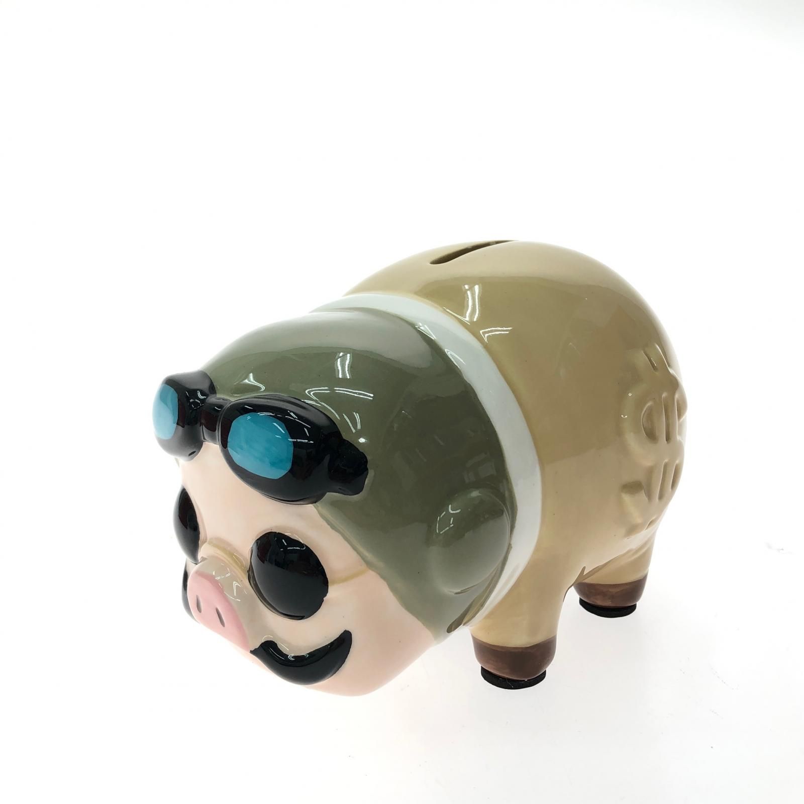 ▽▽ ジブリ 紅の豚 貯金箱 ポルコ・ロッソ 箱付
