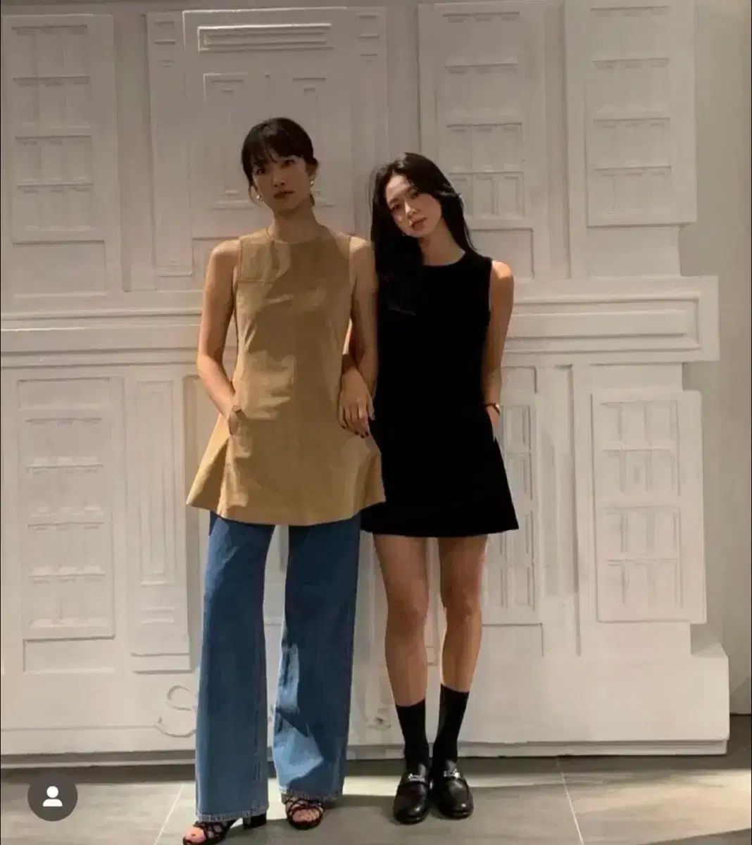 STU 피버 ブラック ノースリーブ ミニワンピース ブラック