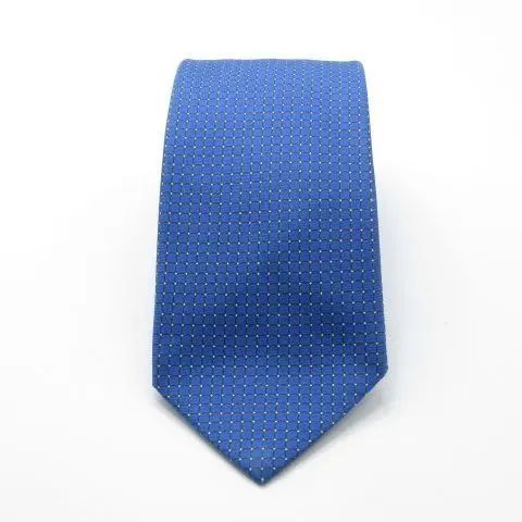 極美品♪ HERMES エルメスのネクタイ パターン柄 ブルー系 - メルカリ