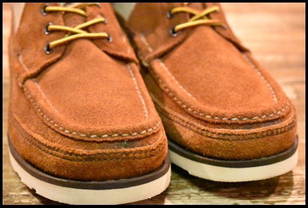 ラッセルモカシン★ サファリブーツ★スエード★8ハーフ★27cm★美品 RUSSELL MOCCASIN ラッセルモカシン サファリ”PH”ブーツ ブラウン