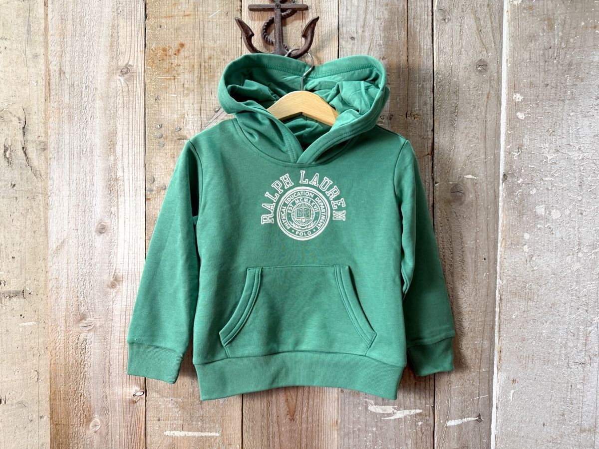 キッズ Polo Ralph Lauren ポロ ラルフローレン プリント パーカー