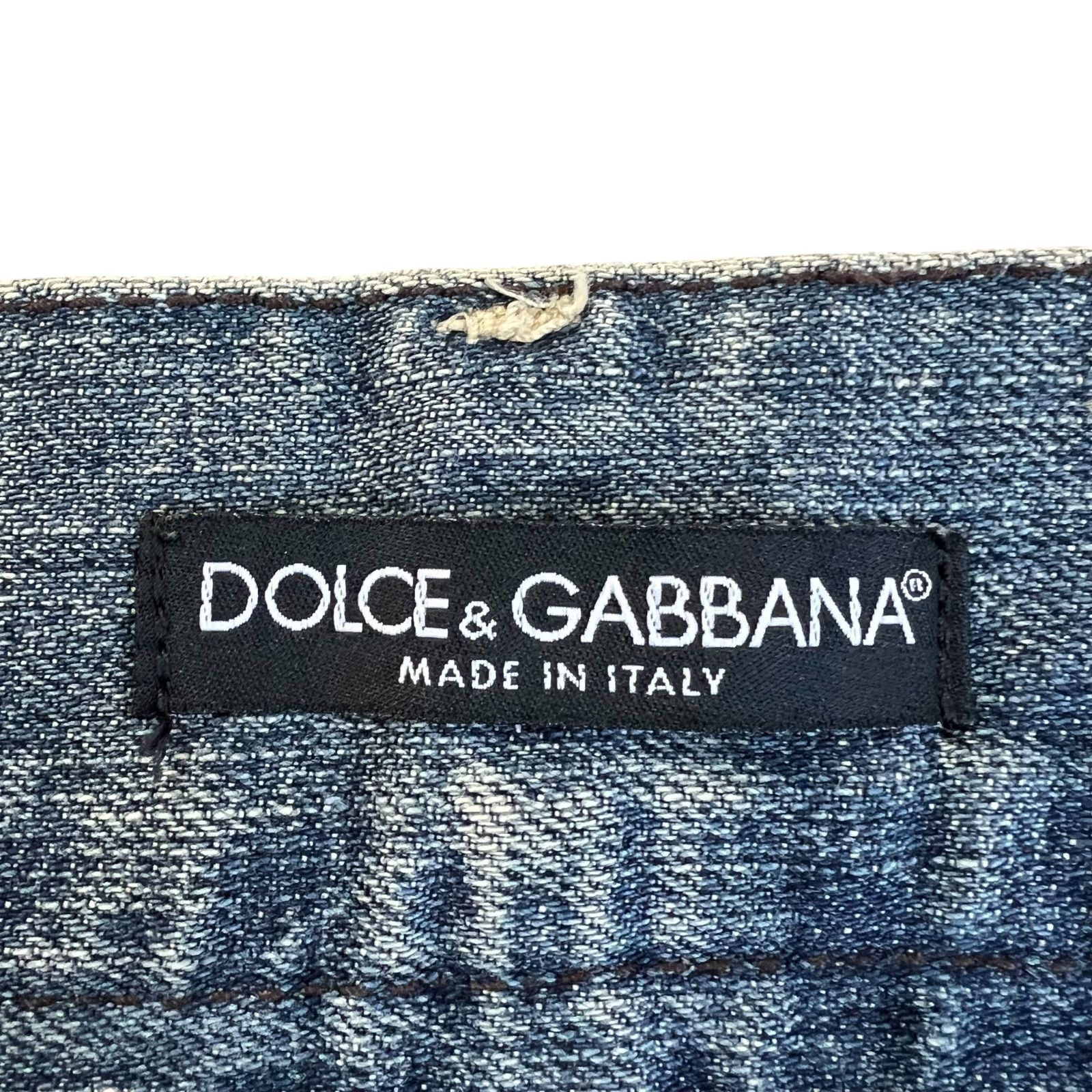 DOLCE＆GABBANA / ドルチェ＆ガッバーナ クラッシュデニムパンツ