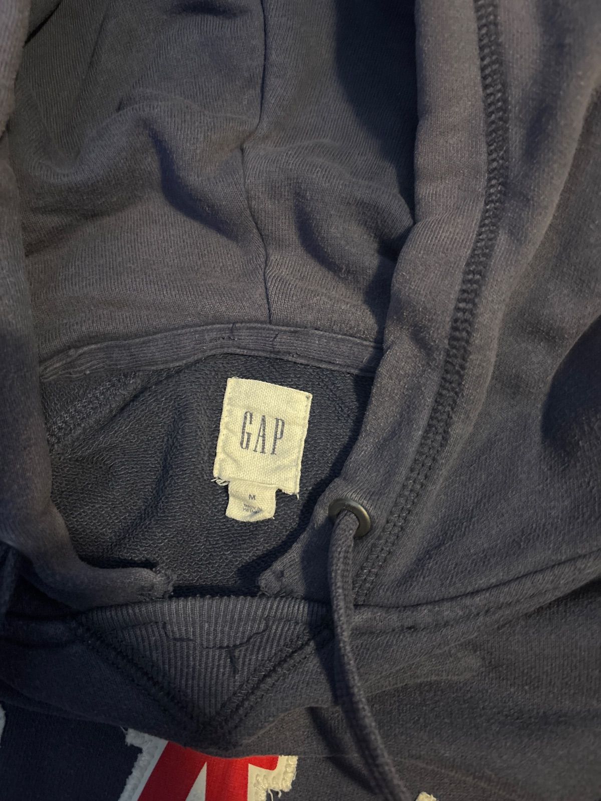 超希少】鬼フェード 茄子紺 ナス紺 00s OLD GAP 国旗 日本 Japan