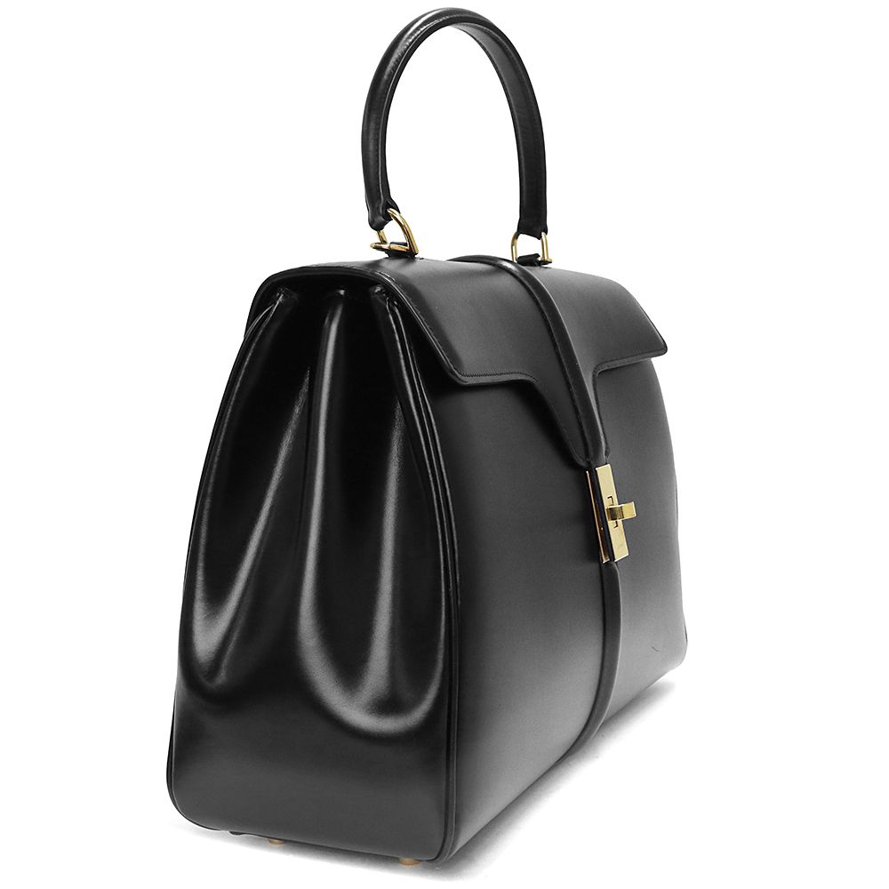 【新品　未使用】CELINE ラムスキン ブラックミュール　サイズ39インチ セリーヌ クラシック 16 セーズ ショルダー ハンドバッグ 2way 斜め